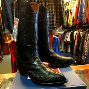 Tony Lama Men's Exotic Ostrich boots, CY885